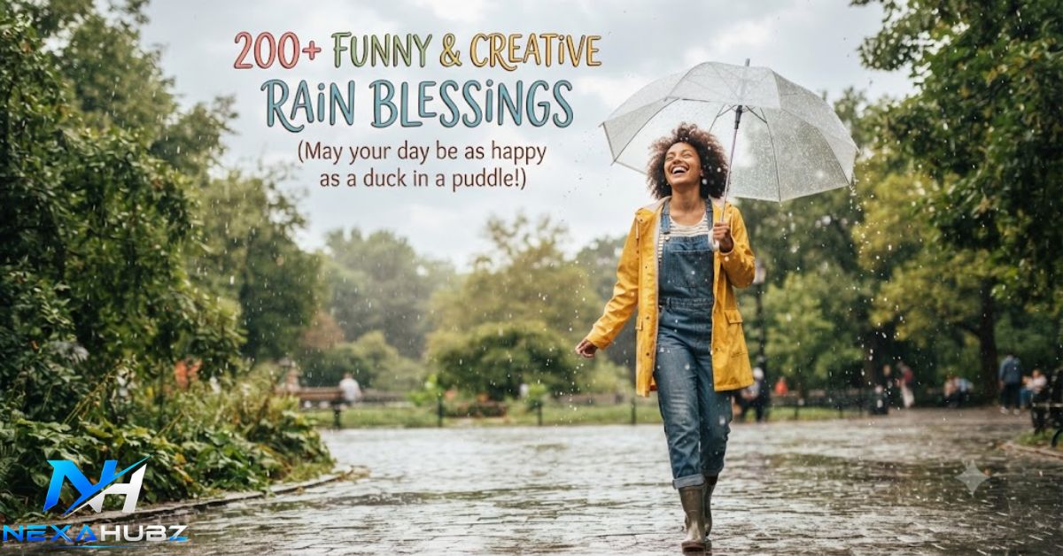 200+ Funny & Creative Rain Blessings