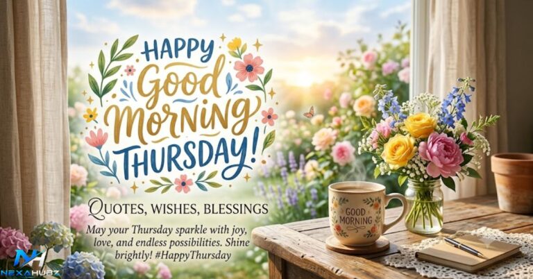 Happy Good Morning Thursday Quotes, Wishes, Blessings